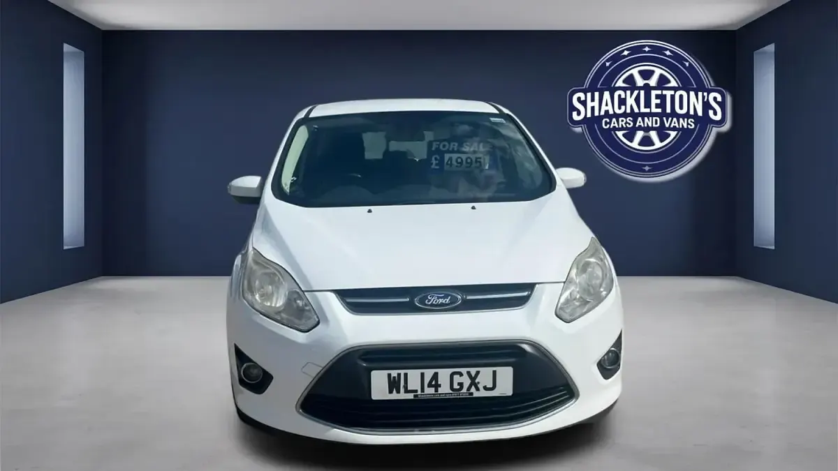 Used Ford C-MAX Zetec 113 HP (83 kW) 2014 White MPV