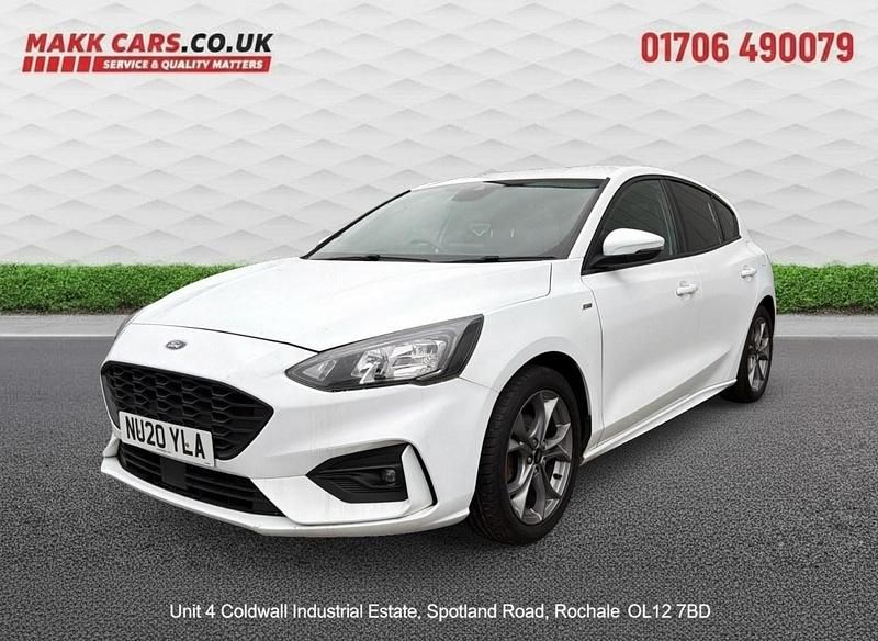 Used Ford Focus ST-Line 125 HP (91 kW) 2020 White Hatchback