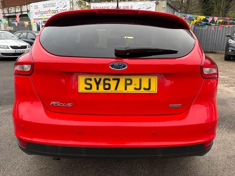 Used Ford Focus Zetec 2017 Red Hatchback