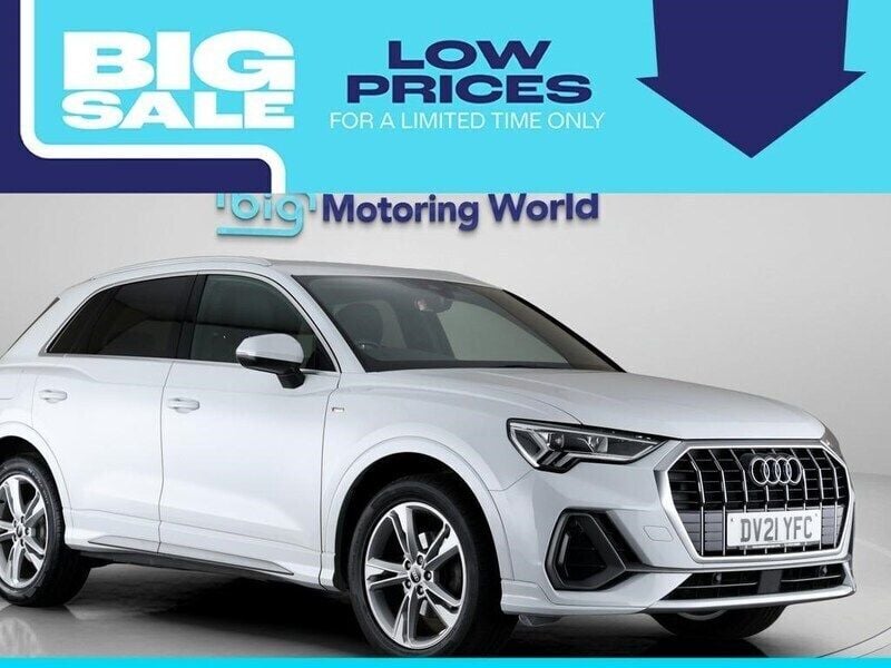 White Used 2021 Audi Q3 S-Line SUV | £21,300 (Good price) - Image 1/4