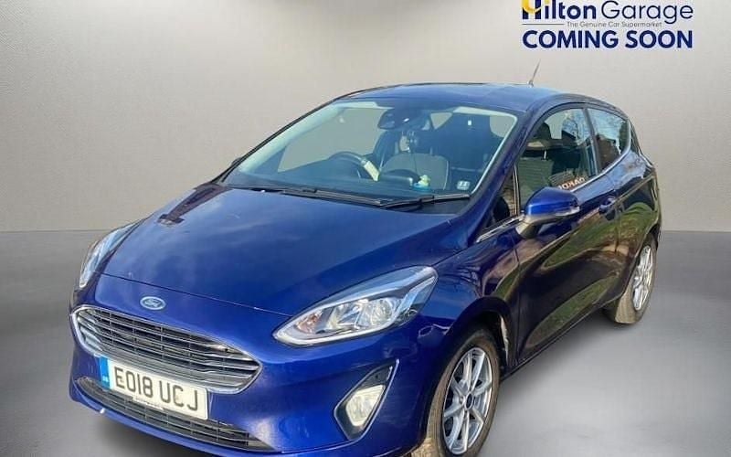 Blue Used 2018 Ford Fiesta Zetec Hatchback | £7,550 (Good price) - Image 1/1