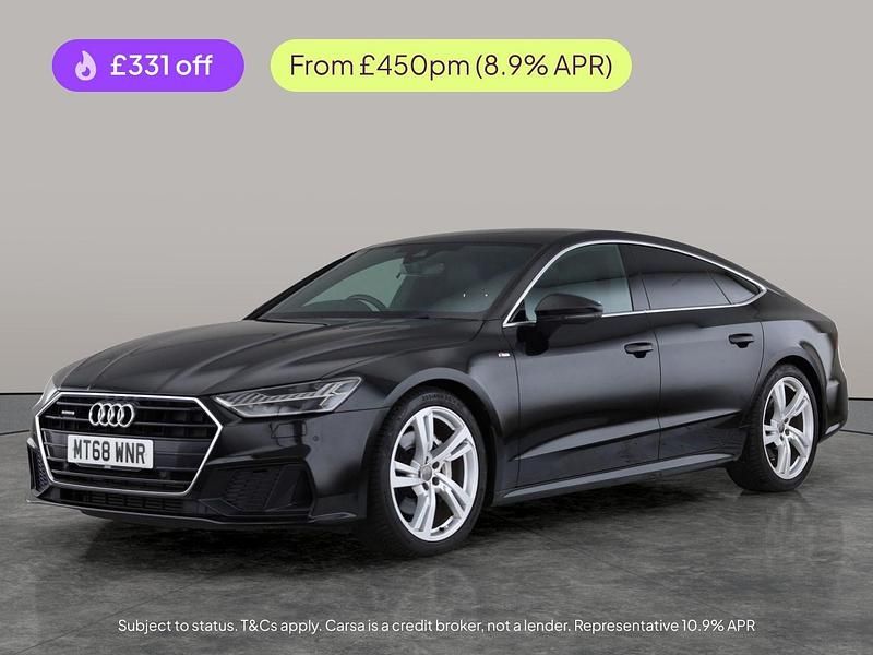 Used Audi A7 Sportback S-Line 2018 Black Hatchback