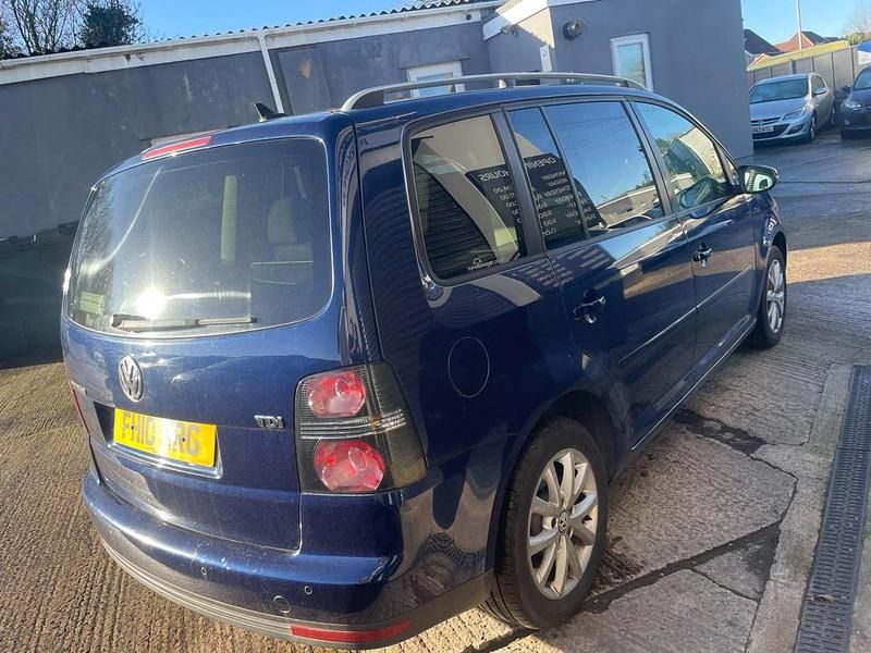 Used VW Touran Match 105 HP (77 kW) 2010 Blue MPV