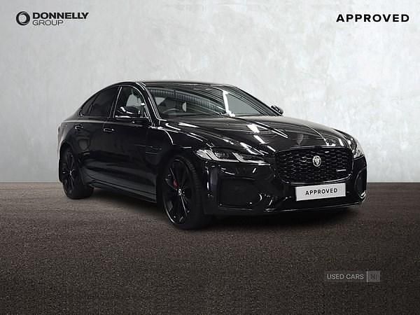 Black Used 2024 Jaguar XF R-Dynamic Sedan | £34,995 - Image 1/4