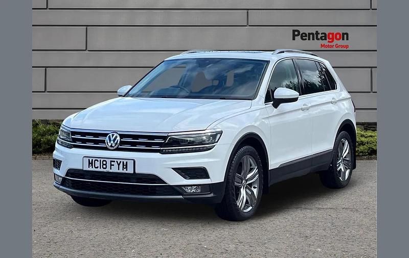 Used VW Tiguan SEL 150 HP (110 kW) 2018 White SUV