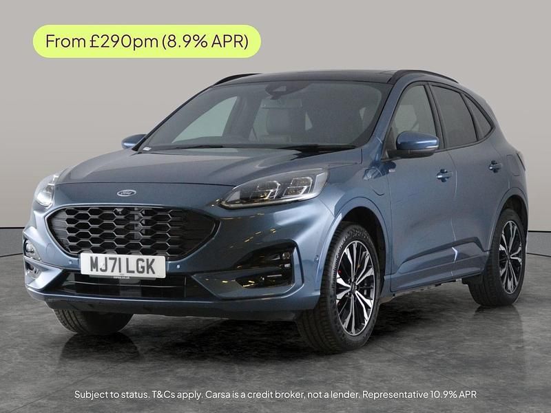 Blue Used 2021 Ford Kuga ST-Line X SUV | £18,181 (Good price) - Image 1/2