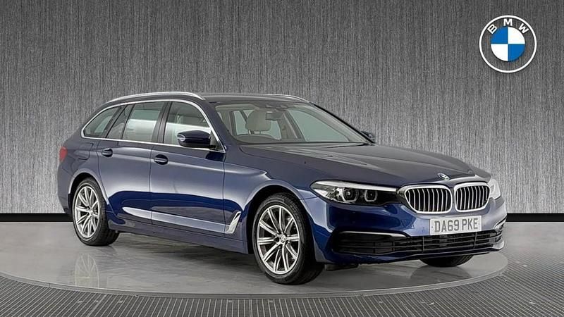 Blue Used 2019 BMW 520 Sport Line Estate | £21,499 (A bit pricey) - Image 1/3