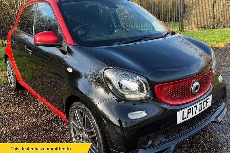 Used Smart ForFour Brabus 90 HP (66 kW) 2017 Black Hatchback