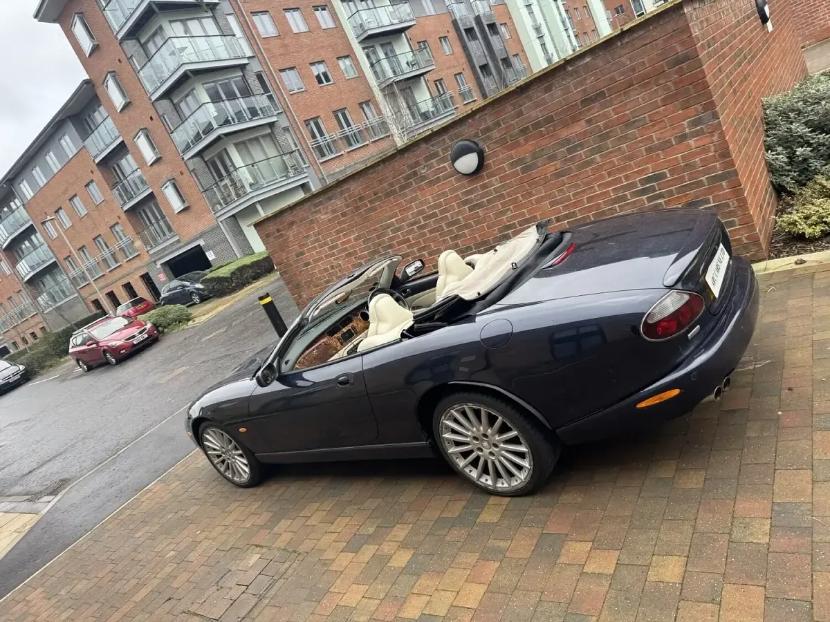 Used Jaguar XKR S 400 HP (294 kW) 2006 Blue Cabriolet