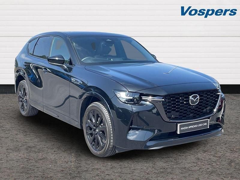 Black Used 2025 Mazda CX-60 Homura-Line SUV | £43,495 - Image 1/3