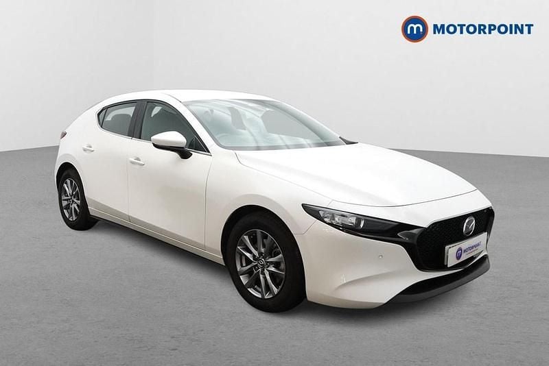 White Used 2025 Mazda 3 Center-Line Hatchback | £16,899 (Good price) - Image 1/4