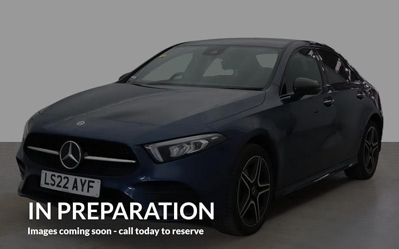 Used Mercedes A250 AMG Line Premium 218 HP (160 kW) 2022 Blue Sedan