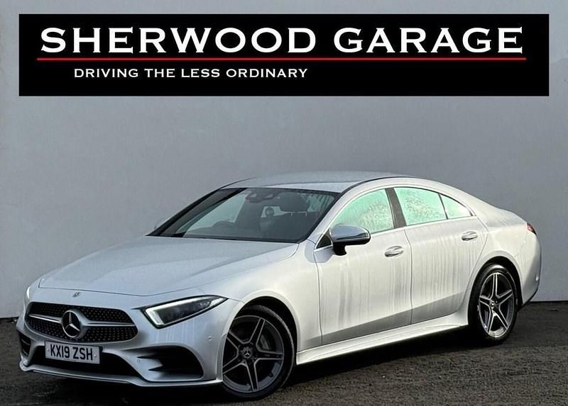 Silver Used 2019 Mercedes CLS350 AMG line Coupe | £23,490 (Fair price) - Image 1/4
