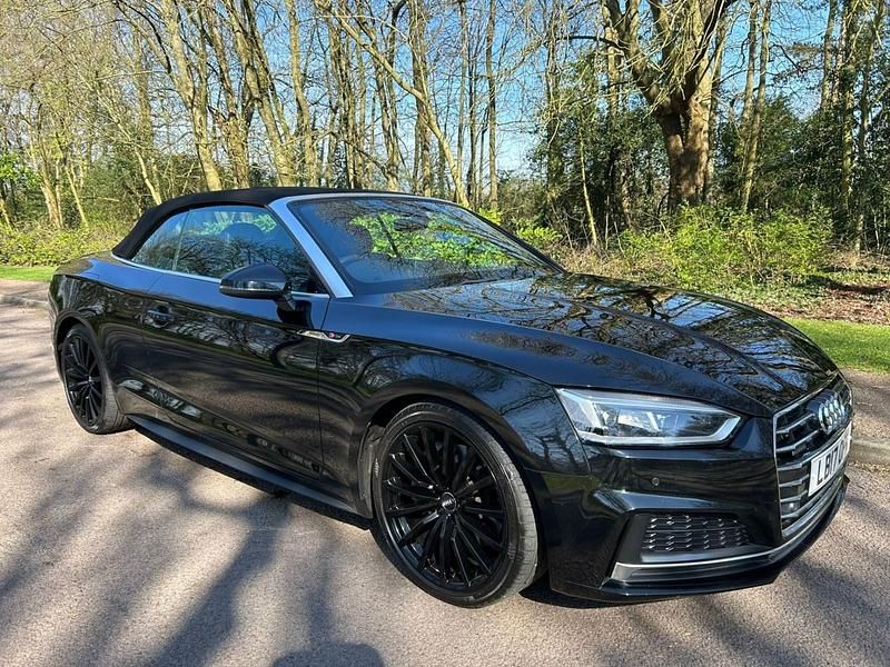 Begagnad Audi A5 Cabriolet S-Line 252 HK (185 kW) 2017 Svart Cab