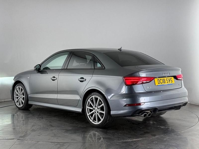 Used Audi A3 Black Edition 184 HP (135 kW) 2018 Grey Sedan