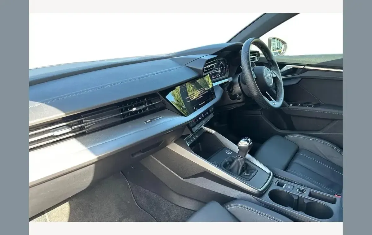 Used Audi A3 S-Line 110 HP (80 kW) 2024 White Hatchback