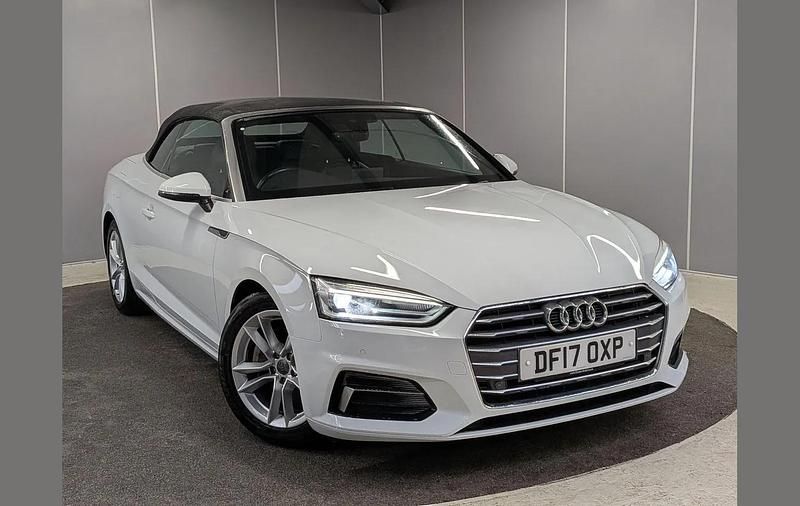 Used Audi A5 Cabriolet Sport 187 HP (137 kW) 2017 White Cabriolet