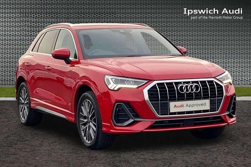 Red Used 2023 Audi Q3 S-Line SUV | £29,694 (Fair price) - Image 1/4