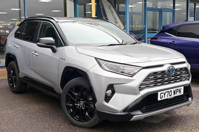 Used Toyota RAV4 Hybrid 214 HP (157 kW) 2020 Silver blade bitone black SUV