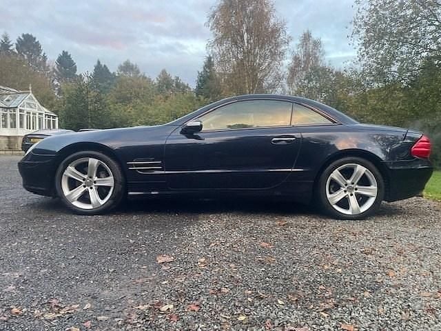 Used Mercedes SL500 2004 Blue Cabriolet