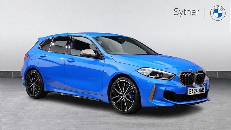 Blue Used 2024 BMW M135 Shadowline Hatchback | £31,500 (Fair price) - Image 1/4