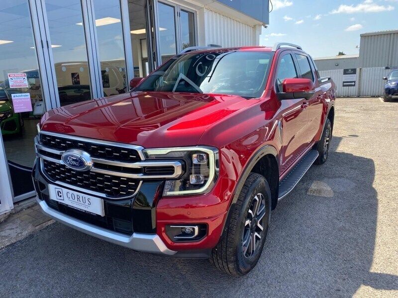 Red Used 2023 Ford Ranger Platinum Pickup | £39,398 (Good price) - Image 1/2