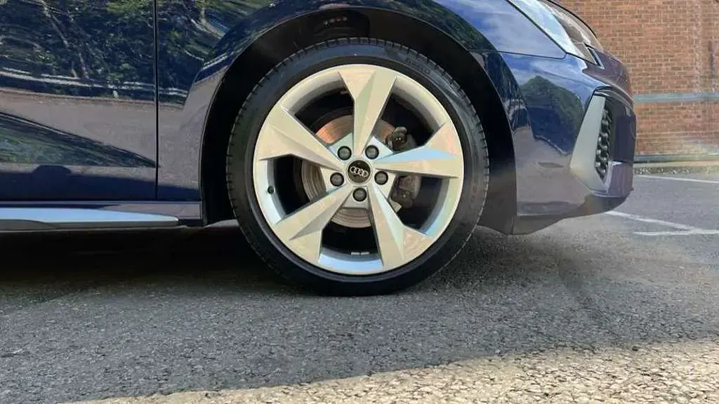 Used Audi A3 S-Line 150 HP (110 kW) 2024 Blue Sedan