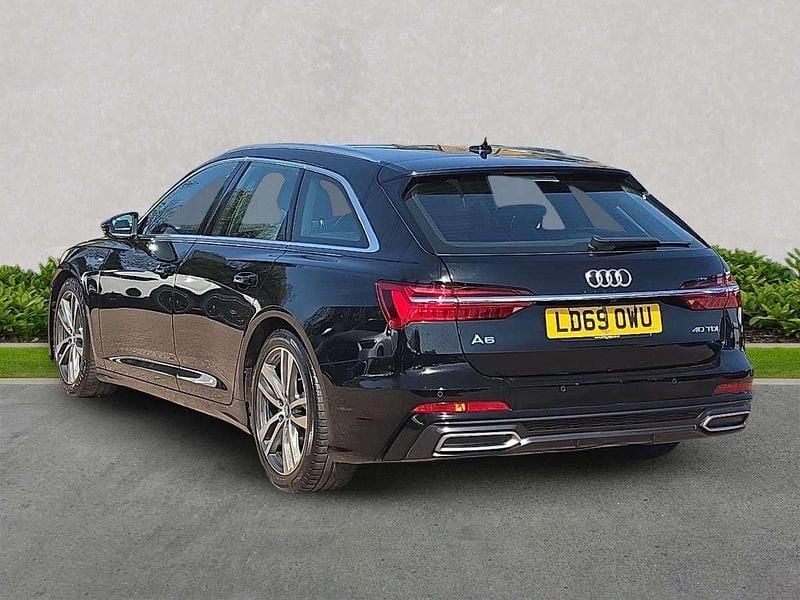 Used Audi A6 S-Line 204 HP (150 kW) 2019 Black Estate