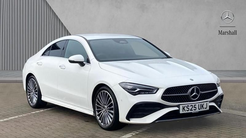 Used Mercedes CLA220 AMG Line Premium 190 HP (139 kW) 2025 White Sedan