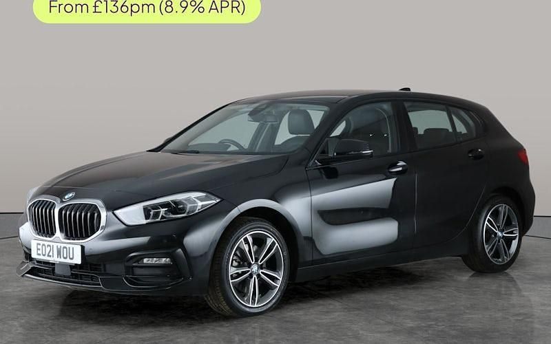 Black Used 2021 BMW 116 Sport Line Hatchback | £12,886 (Good price) - Image 1/3