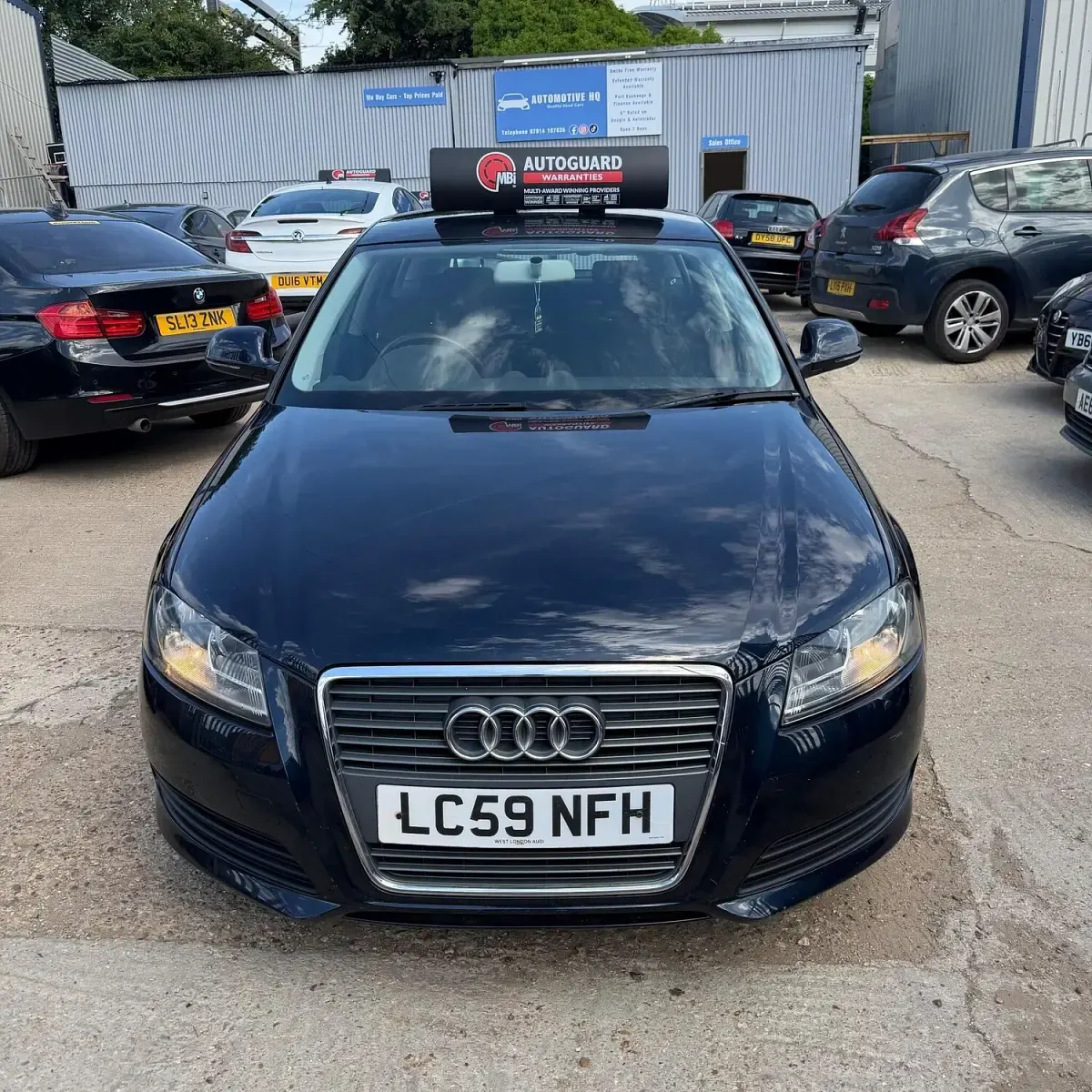 Used Audi A3 Comfort 102 HP (75 kW) 2009 Blue Hatchback