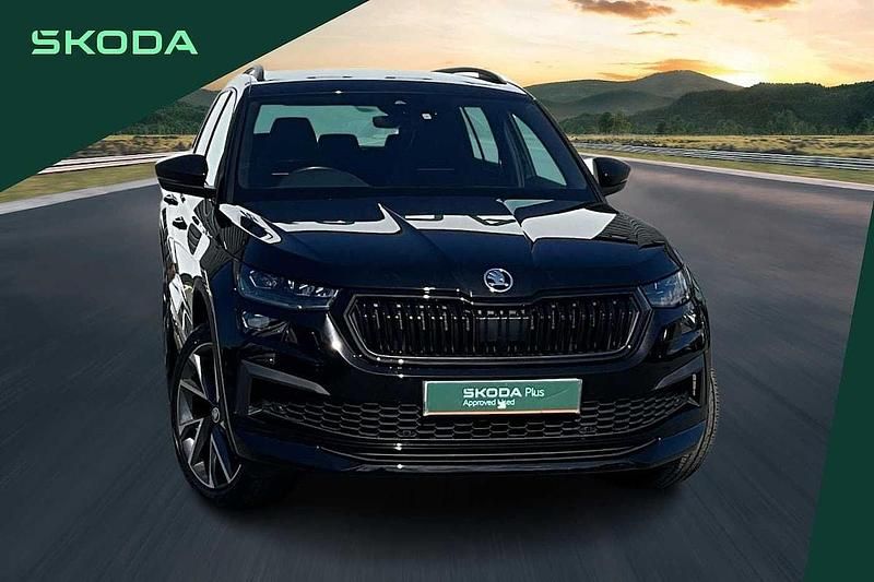 Used Skoda Kodiaq SportLine 150 HP (110 kW) 2023 Black SUV