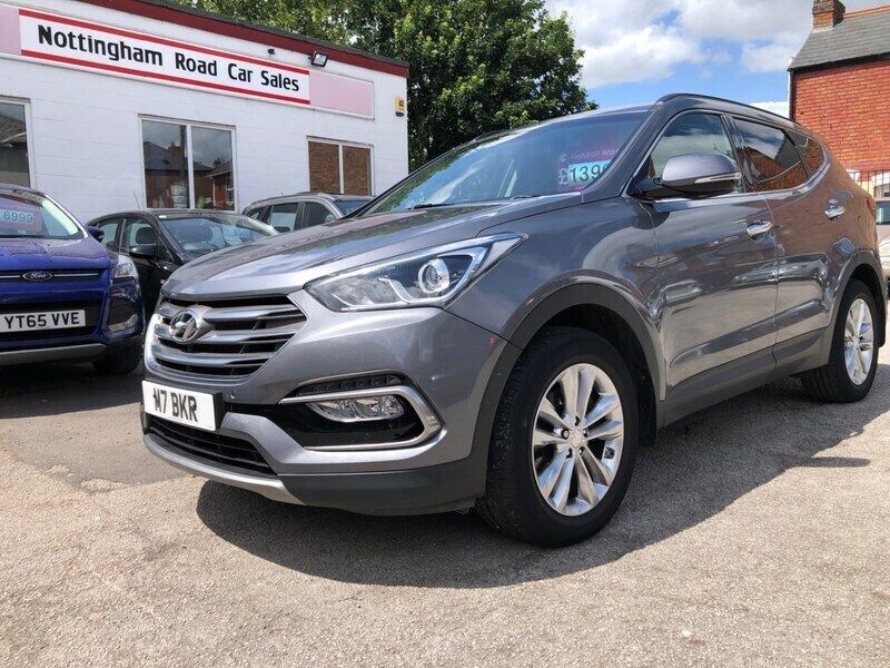 Silver Used 2016 Hyundai Santa Fe Premium SUV | £13,999 (Fair price) - Image 1/4