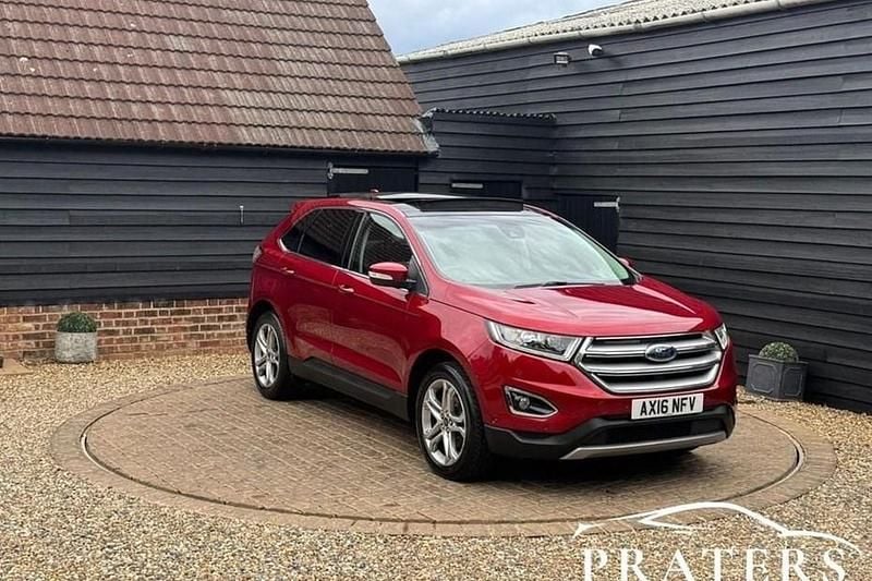 Red Used 2016 Ford Edge Titanium SUV | £11,000 (Good price) - Image 1/1