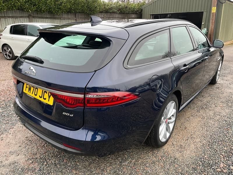 Begagnad Jaguar XF R-Sport 2020 Blå Kombi