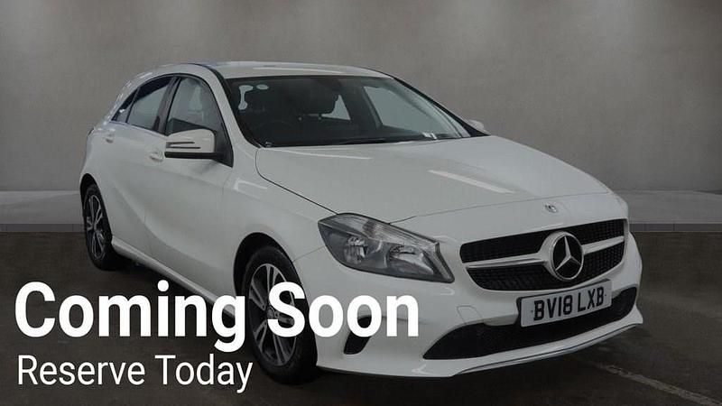 Used Mercedes A180 AMG line 2018 White Hatchback