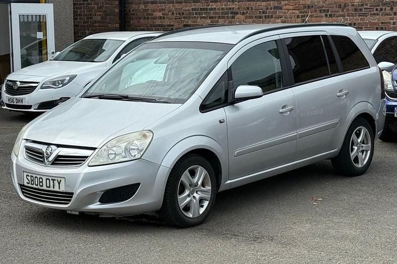 Silver Used 2008 Vauxhall Zafira MPV | £1,495 (Super price) - Image 1/1