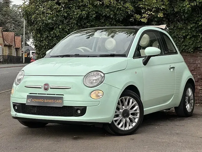 Second-hand Fiat 500C Lounge 2015 Smooth mint Cabrio