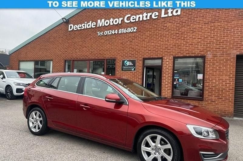 Red Used 2014 Volvo V60 SE Lux Estate | £8,998 (Fair price) - Image 1/1