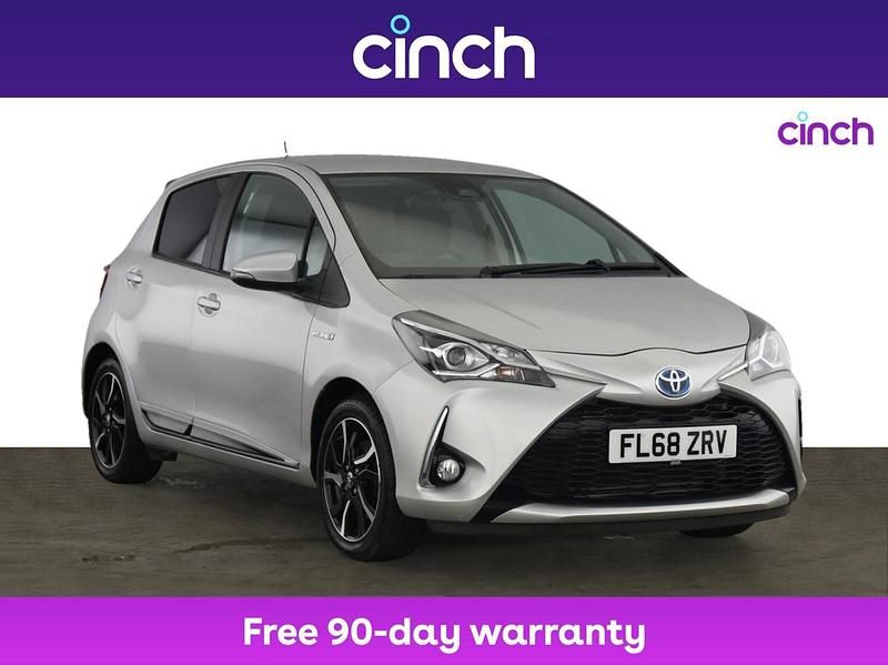 Silver Used 2018 Toyota Yaris Hybrid Design Hatchback | £11,699 (Good price) - Image 1/3