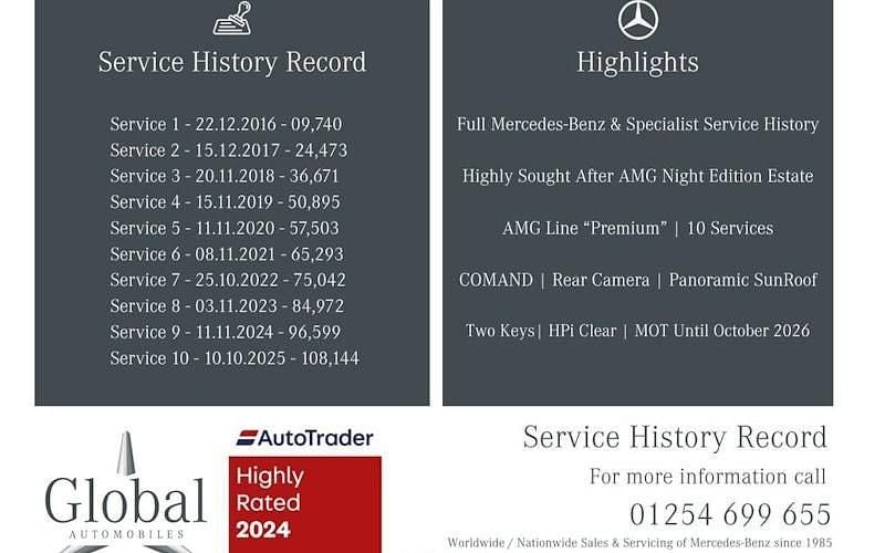 Used 2016 Mercedes E220 Premium Estate | £10,495 (Expensive) - Image 1/1