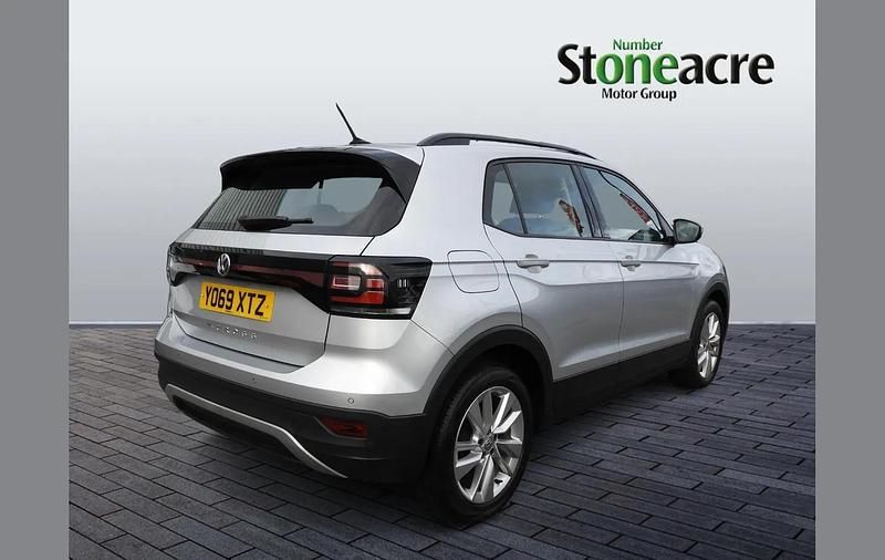 Used VW T-Cross SE 95 HP (69 kW) 2020 Silver SUV