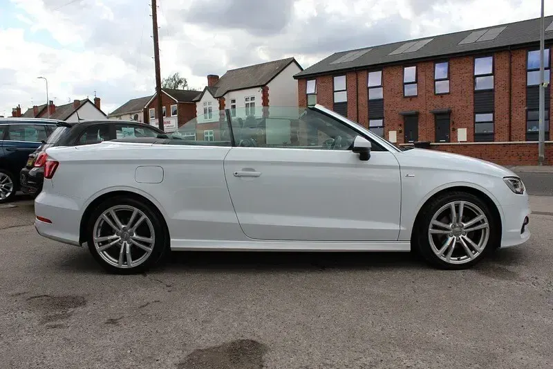 Used Audi A3 Cabriolet S-Line 150 HP (110 kW) 2015 White Cabriolet