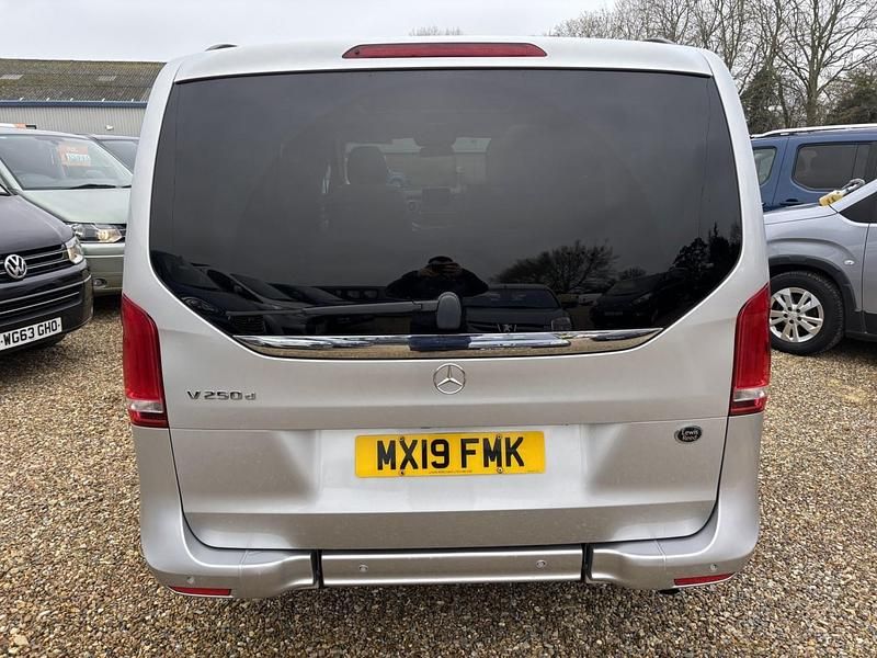 Begagnad Mercedes V250 2019 Silver Minibuss