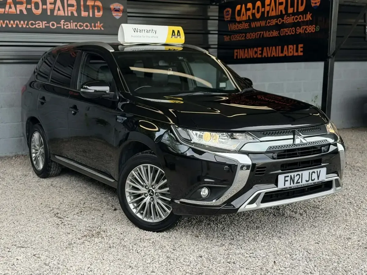 Used Mitsubishi Outlander P-HEV 2021 Black SUV