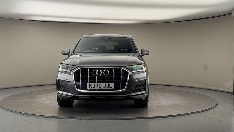 Used Audi Q7 S-Line 231 HP (169 kW) 2020 Daytona gray pearlescent SUV