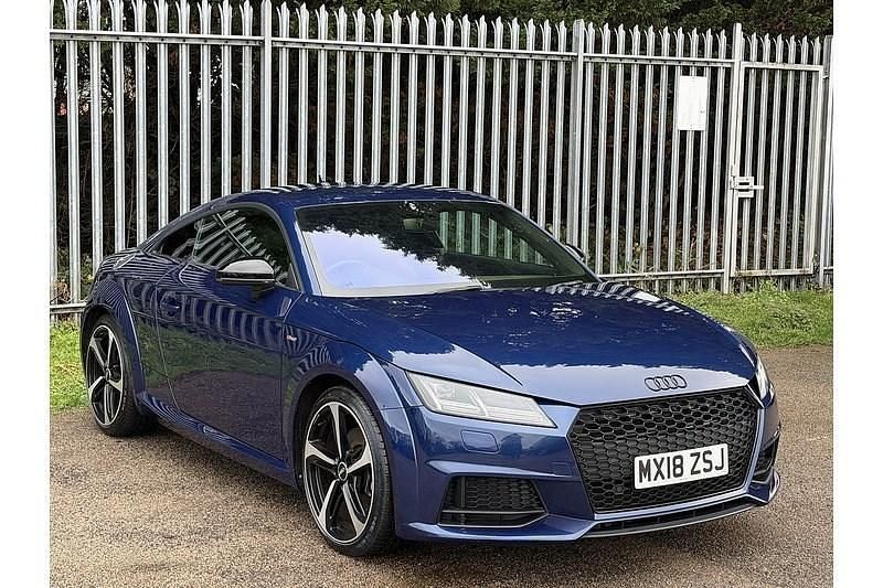 Used Audi TT Black Edition 180 HP (132 kW) 2018 Blue Coupe