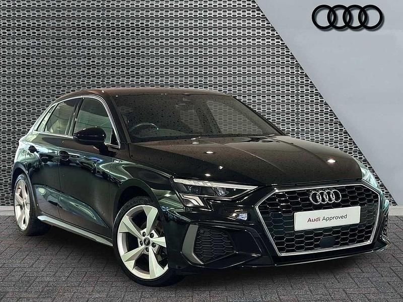 Used Audi A3 S-Line 147 HP (108 kW) 2024 Black Hatchback