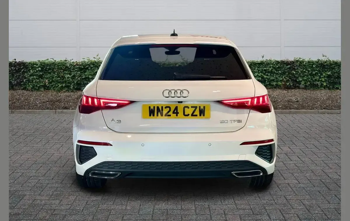 Used Audi A3 S-Line 110 HP (80 kW) 2024 White Hatchback