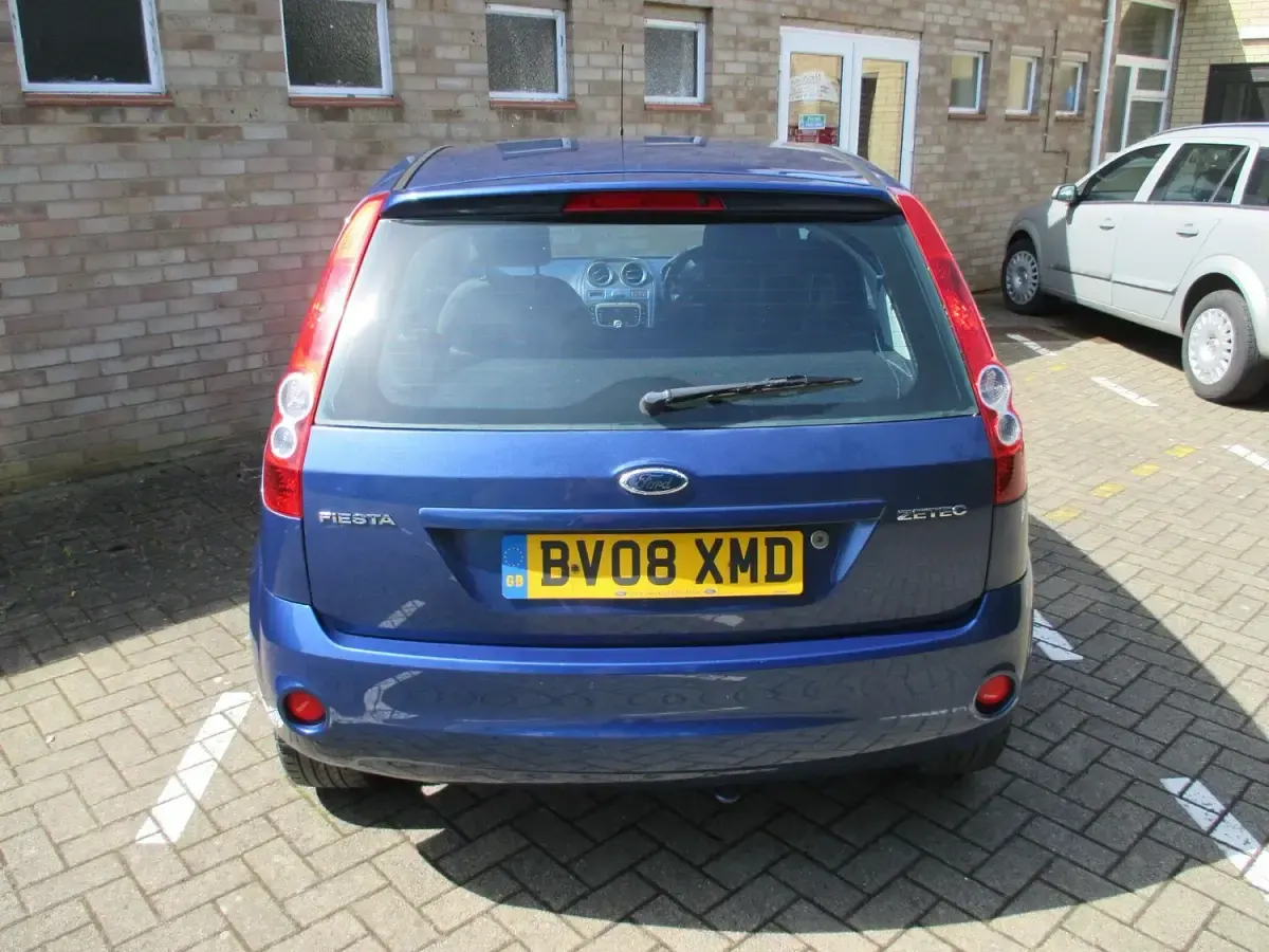 Used Ford Fiesta Zetec 2008 Blue Hatchback